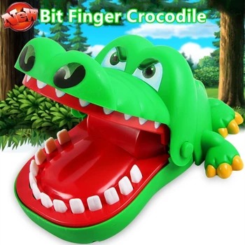 Игра С Крокодили, С Голяма Уста Насладете се на Зъбите, Кликнете Върху Пръст, Взаимодействието на Родители и деца, Меки Гумени Зъби, Развлекателна Играчка За Деца