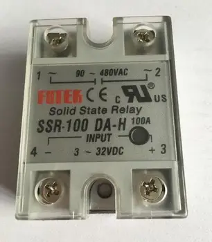 Solid state relay модул SSR-100DA-H от 90-480 ac до 3-32 vdc 100A с пластмасов капак