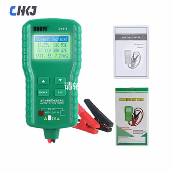 CHKJ DY219 Цифров Анализатор на батерии Авто Уред за диагностика на неизправности Автомобилен Детектор на ток и напрежение