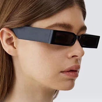 Правоъгълник Винтидж Слънчеви Очила на Жените и Мъжете Ретро Слънчеви Очила Жени Пънк Очила Steampunk Нюанси Очила Самоличността на UV400