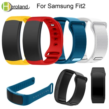Каишка За Samsung Galaxy Gear Fit 2 SM-R360 Гривна Спортен Взаимозаменяеми Смарт-watchband Силикон, За да Gear Fit 2 Pro Нов