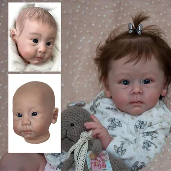 22-Цолови Комплекти Huxley Reborn Реалистични Боядисани Празни Винил Кукли Комплект Недовършени Детайли Кукли В Разглобено Формата на Bebê Reborn кукла