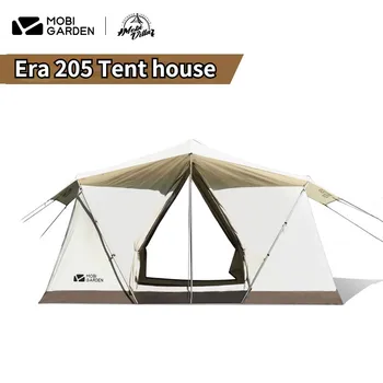Моби Градина Природа Къмпинг Къмпинг Палатка Пътуване На Открито 3-4 Човека В Палатката Е Лека Луксозна Голяма Космическа Памучен Палатка На Къмпинг Оборудване 205