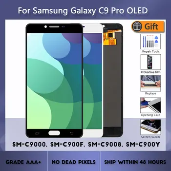 Super AMOLED На Samsung Galaxy C9 Pro C900 LCD Дисплей, Сензорен Екран на Таблета Събрание Подмяна на C9000 OLED Дисплей