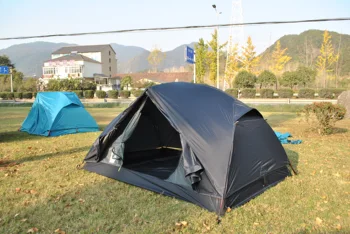 Черна палатка, Сверхлегкая 2-местна 20D Силиконова Найлонова палатка за къмпинг, CZX-435B Черна MSR Hubaba NX 2-местна палатка с проследи