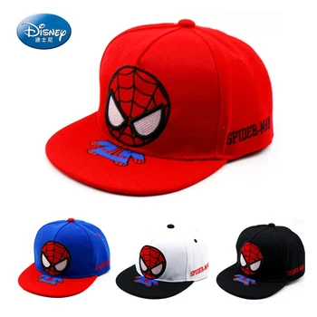 Детска Disney Spiderman мода шапка карикатура на Човека-Паяк детска бейзболна шапка за деца, момче момиче летни пътуване шапки деца шапки на Слънцето 