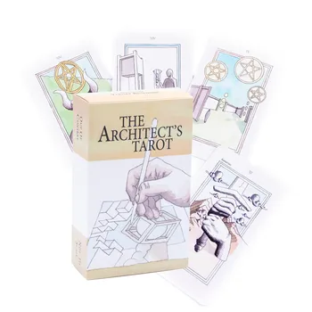 Архитект Таро Джобен размер с кутия за карти Таро за Гадаене на съдбата Настолна игра Таро и множество Опции за Таро