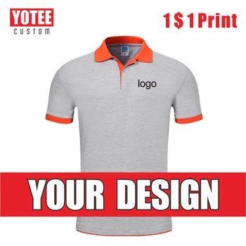 YOTEE2021 нова бродирани в памучна риза с къси ръкави, с къси ръкави група от фирми по поръчка евтини мъжко и дамско поло с къс ръкав