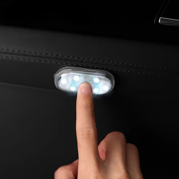 Автомобилни Led Сензорни Светлини Безжичен Вътрешна Светлина Авто Покрив Таван Лампи за Четене за Врати Foot Багажника за Съхранение на USB Зареждане на автомобилни светлини