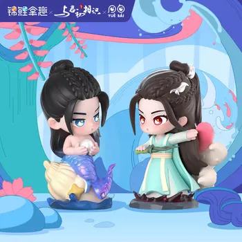 Koi Take Quyuebai и Junchu Позната Фигурка Истински Съвместни Анимационни Украса Телевизионни Герои Кукла-Изненада в китайски Стил