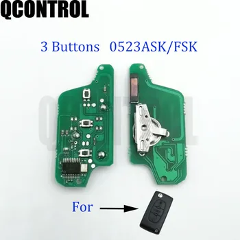 QCONTROL 3 Бутони на Дистанционното на Ключа на Автомобила Печатна Платка за CITROEN Berlingo C2 C3 C4 Picasso и C5 433 Mhz 7941 Чип CE0523 ASK/FSK
