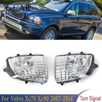 X-Автомобилно Огледало За Обратно Виждане Светлинен Индикатор На Сигнала На Завоя Светлината На Ъгловата Лампа Обектив За Volvo Xc70 Xc90 2007 2008-2014 31111814