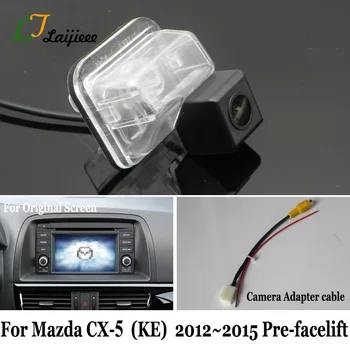 Задната част на Резервно Помещение и кабел-адаптер За Mazda CX-5 CX5 CX 5 2012 2013 2014 2015 Предварително facelif OEM Монитор Съвместима Камера за задно виждане