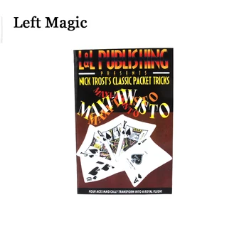 МАКСИ-ТВИСТО Нарушаване на Макси Фокуси на Карти за Игра на Покер в Близък План на Декори За Сцена Аксесоар Илюзия Магьосници Магьосникът
