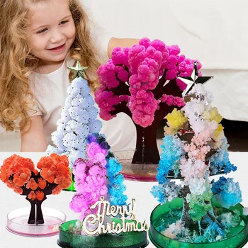 13 Видове Магически Отглеждане на Коледна Елха Дядо Принцеса САМ Забавен Коледен Подарък Играчка за Възрастни и Деца Начало на Фестивала Вечерни Декор Забавен Подпори