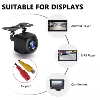Безжична Автомобилна Камера за Обратно виждане WIFI 150 Градуса WiFi Камера за Задно виждане Dash Cam HD за Нощно Виждане Mini за iPhone на Android 12V Автомобили 1