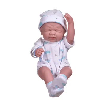 35 СМ Реалистична Кукла Bebe Reborn Cry Baby Новородено Водоустойчив Забавни Играчки 14 инча Усмивка Моделиране на Лицето Меки Силиконови Кукли направи си САМ 2