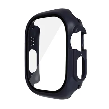 Стъкло + Калъф За Apple Watch Case Ultra 49 мм Smartwatch PC Защитно Фолио За Екрана Броня Закалени Аксесоари iwatch Серията Ultra 49 мм 2
