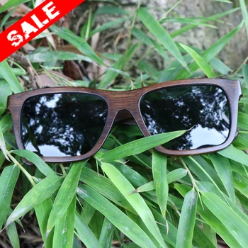 Промоционални мъжки бамбукови слънчеви очила поляризирани Лещи Изделия От Дърво, за Ръчна Работа за Мъже и Жени UV400 Поляризирани Лещи Подаръци 3