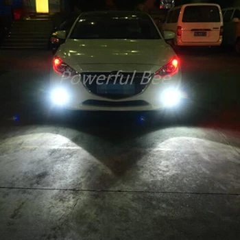 2 x P13W 15 W авто LED DRL дневни светлини бял амбър жълт лед синя лампа за стандартна Mazda CX-5 Peugeot 508 3