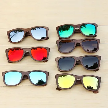 Бамбукови Слънчеви Очила BerWer 2022 Модни Поляризирани Слънчеви Очила Популярен Нов Дизайн На Дървени Рамки За Слънчеви Очила, Ръчно Изработени 3