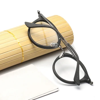 Мъже, Жени Дърво Зърно Оптични Очила Рамки Ацетат Предписани Очила, Прозрачни Лещи с корпус BC05 3