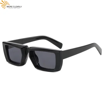 Многоцветни Правоъгълни Слънчеви Очила са Модерни Слънчеви Очила в Ярки Цветове ins Модерни Дамски слънчеви Очила Популярната Марка Дизайнер UV400 Нюанси 4
