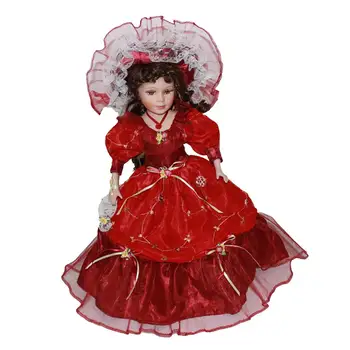Сбирка от Порцеланови кукли 40 см, Фигурки на кукли с къдрава коса, в Премяна 4