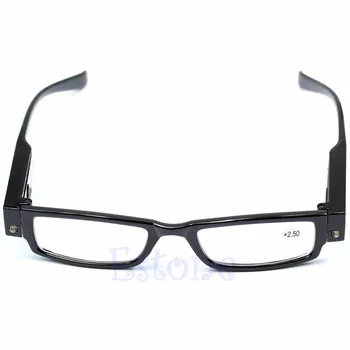 Led Подсветката Многофункционални Очила За Четене Eyeglass Стойност А Диоптър Лупа 4