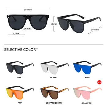 2022 Големи Слънчеви очила Дамски Маркови Луксозни Ретро Дамски Слънчеви очила Мъжки Огледални Очила Реколта Нюанси UV400 Oculos De Sol 5