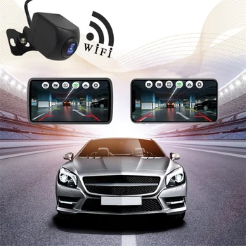 Безжична Автомобилна Камера за Обратно виждане WIFI 150 Градуса WiFi Камера за Задно виждане Dash Cam HD за Нощно Виждане Mini за iPhone на Android 12V Автомобили 5